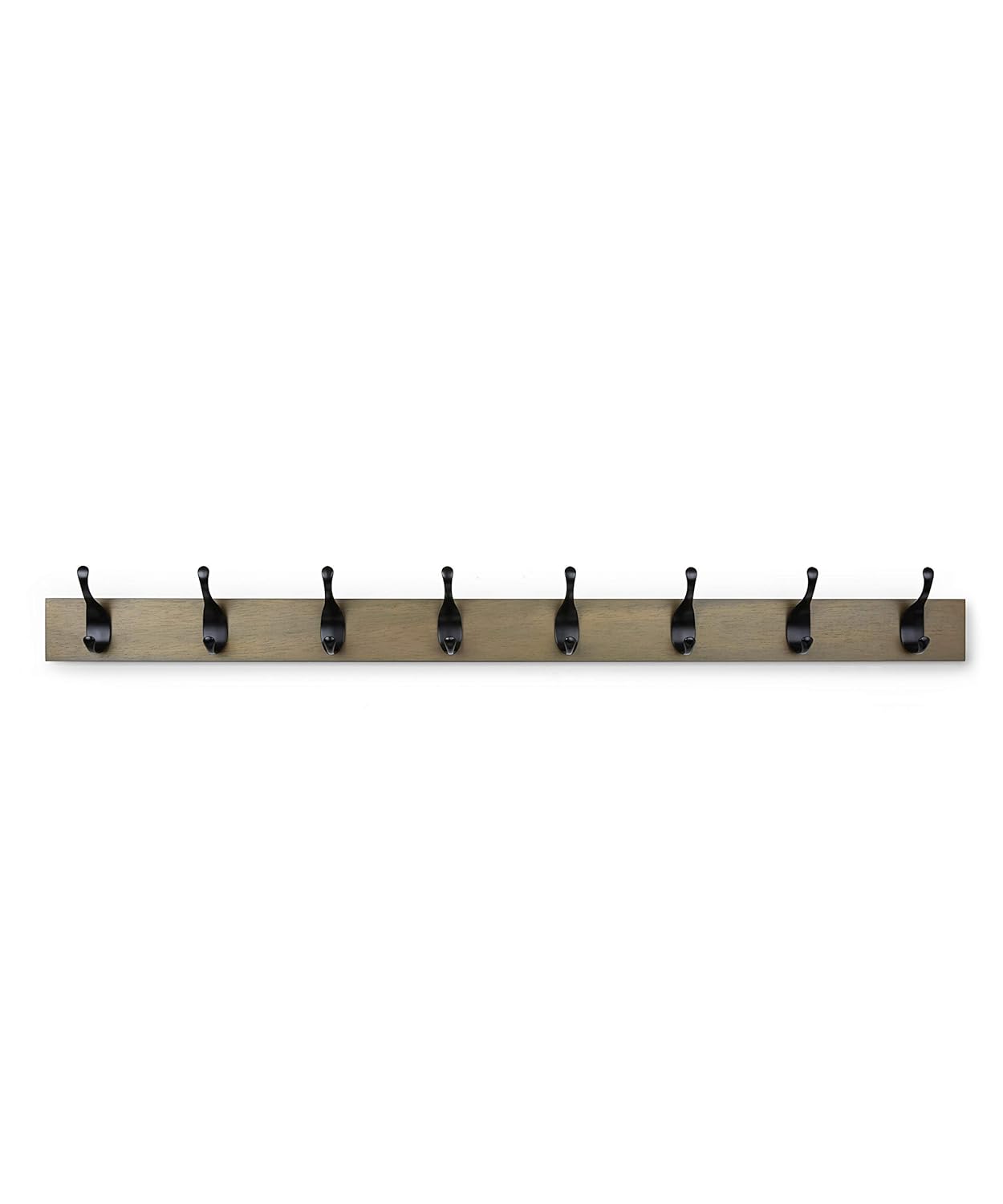 Best Black 8-Hook Coat Rack