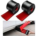muekzru 8.2ft*3.15in Side Skirts for Cars Universal,Universal Rubber Anti-Scratch Side Skirts Edge Guards.Protector for Sedans, Truck, SUV Before and After Bumper (【2PCS】 8.2ft*3.15in)