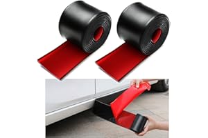 muekzru 2pcs 8.2ft*3.15in Side Skirts for Cars Universal,Universal Rubber Anti-Scratch Side Skirts Edge Guards.Protector for 