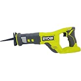 RYOBI ONE+ 18V Cordless Reciprocating Saw - 3,400 SPM Variable Speed, 1 in. Stroke Length, Tool Only (Battery Not Included) - PCL515B