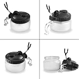 SAGUD Airbrush Cleaning Kit with Glass Pot and Brush/Nylon Needle Sets view 2