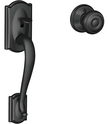 Schlage F60 ADD 622 GEO Addison Front Entry Handleset with