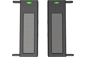 HTZSAFE Solar Wireless Outdoor Photoelectric 2 Beam Sensor Waterproof(IP66) Wireless Transmission Range Up to 1/4Mile Infrared Detection Range Up to 190 Feet