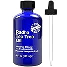 Radha Beauty Tea Tree Essential Oil 4 oz - 100% Pure Therapeutic Grade