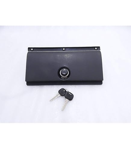 Vintagespares Glove Box Lid Cover With Lock For Suzuki SJ410, SJ413, Jimny, Samurai, Sierra, Drover