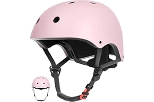 67i Kids Bike Helmet Toddler Helmets for Ages 3-8 Years Old Girls Boys Kid Adjustable Skateboard Bicycle Helmets Multi-Sport Ventilation Skateboarding Cycling Scooter Roller Skate Helmet
