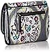 Vera Bradley Women's Cotton Riley Compact Wallet With RFID Protection, Heritage Leaf, One Size