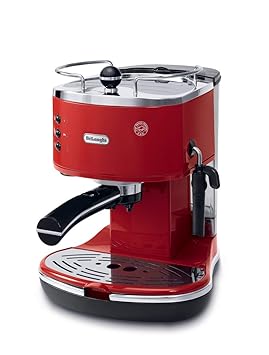 De’Longhi ECO 311.R Icona Vintage Kaffeemaschine, rot