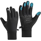 Winter Gloves for Men Women Cold Weather Touchscreen Gloves Waterproof Thermal Gloves for Running Cycling Outdoor Activities