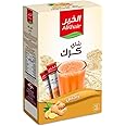 Alkhair Karak Chai Tea Latte with Ginger – Instant Tea, 12 Sachets (20g Each, 240g Total)