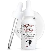 Geisha, Kojic Acid Serum, 1 Fl oz / 30ml, Helps to Reduce Dark Spots on Face, Body, Armpits, Elbows, Knees, Made in USA