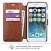 TANNC iPhone 8 Wallet Case, iPhone 7 Case, Flip Leather Phone Case [Screen Protector Included] [Card Slot] [Kickstand] - for iPhone 8 and iPhone 7 - Brown