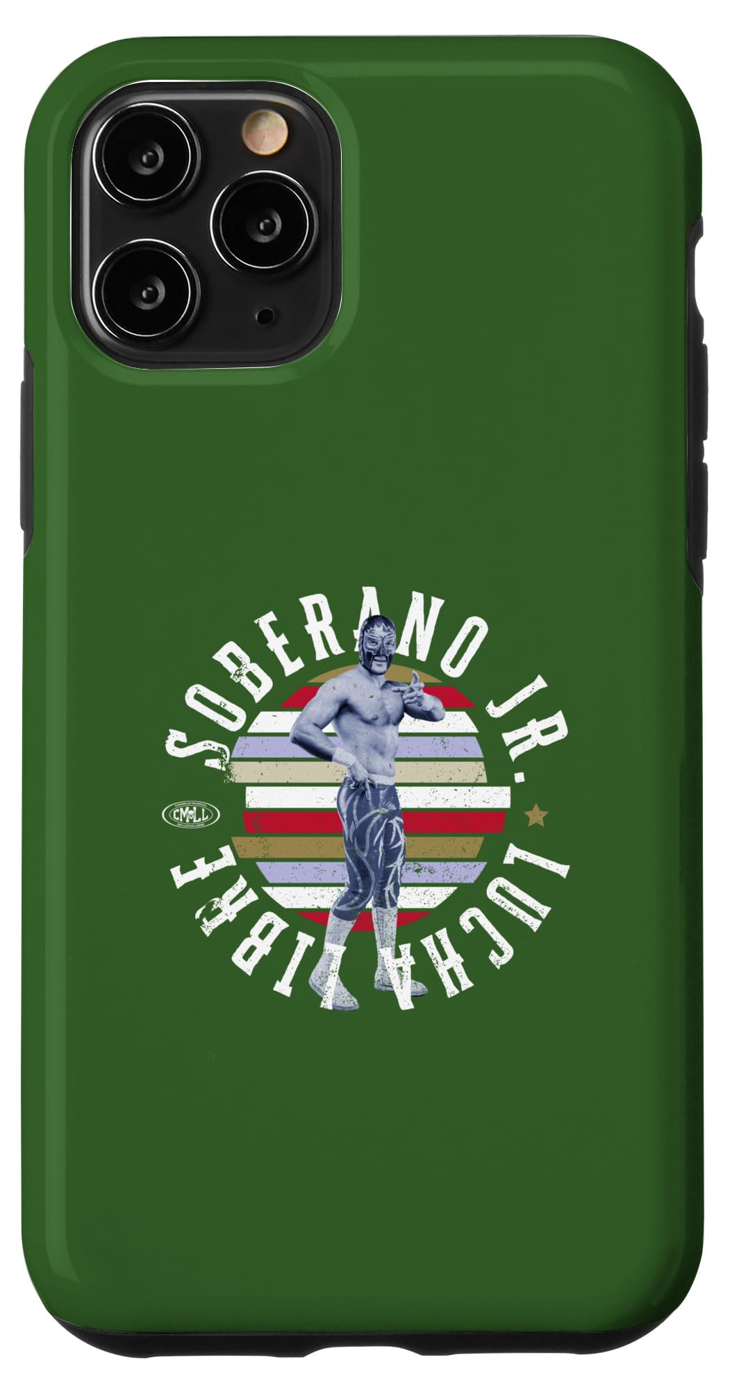 iPhone 11 Pro Soberano Jr. Mexican Luchador Ideal for men and women. Case