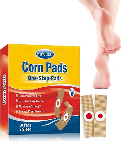 MYMULIKE Corn Removal Pads 48 Count Foot Care Cushion Plasters