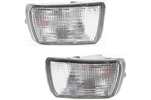 CarLights360 For 2003 2004 2005 Toyota 4Runner Signal Corner Light Set Driver and Passenger Side Pair w/o Bulbs TO2532112 TO2533112