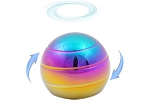 SAMISOLER Desk Kinetic-Toys Cool Gadgets for Fidget: Cool Stuff Thing Game Toy for Adult Teen Children Kid, Stress Relief Optical-Illusion Gifts for Office School Home Man Women Spinning 300 Seconds