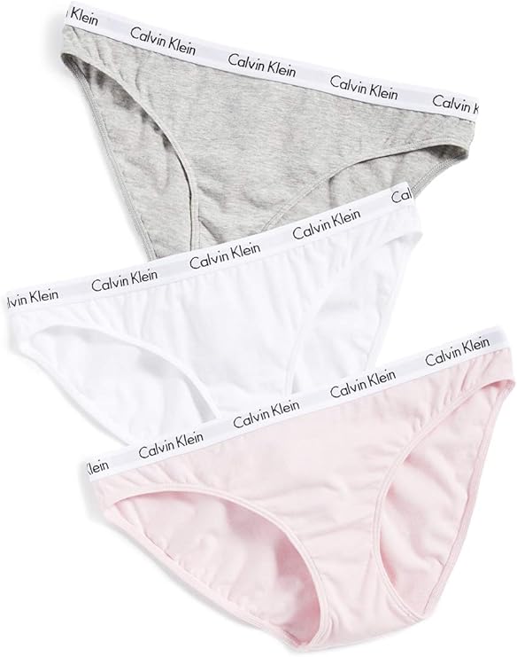 Calvin Klein Ropa interior para mujer carrusel bikini bragas 3 unidades