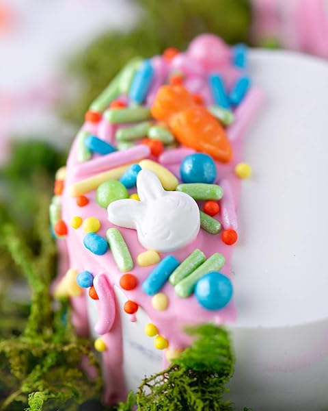 SWEETS INDEED SPRINKLES, EDIBLE SPRINKLE MIX, PERFECT FOR CAKE DECORATIONS, BAKING, ICE CREAM, COOKIES, CUPCAKE TOPPER, 4 OUNCES (FUNNY BUNNY)