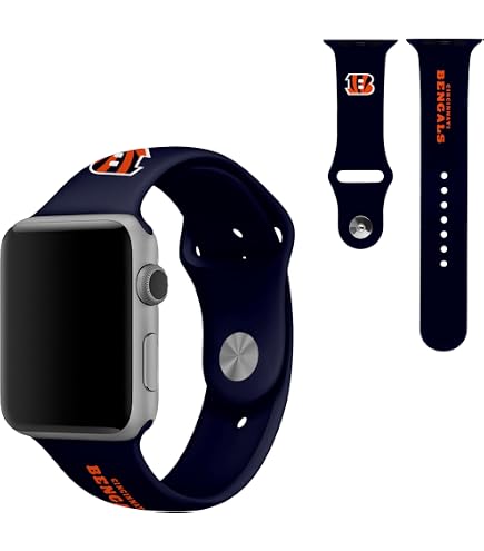 Amazon.com: Game Time Chicago Cubs Leather Band Compatible  display picture 1