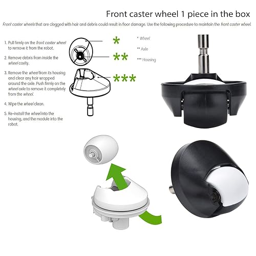 Lot De 6 Filtres HEPA Compatibles IRobot Roomba I7, I3, I5+, I8, E5, E6... - Filtres à Air Pour Aspirateur Robot, Remplacement Facile (pas Pour Combo J7+/J9+) - 6