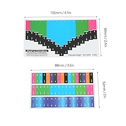 Kalimba Scale Stickers Colorful Thumb Piano Key