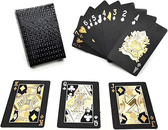 Amazon Rio Grande ブラック ゴールド 黄金 豪華 ゴージャス デザイン トランプ ゲーム プレイング カード Zm Hb6069 カードゲーム トランプ おもちゃ