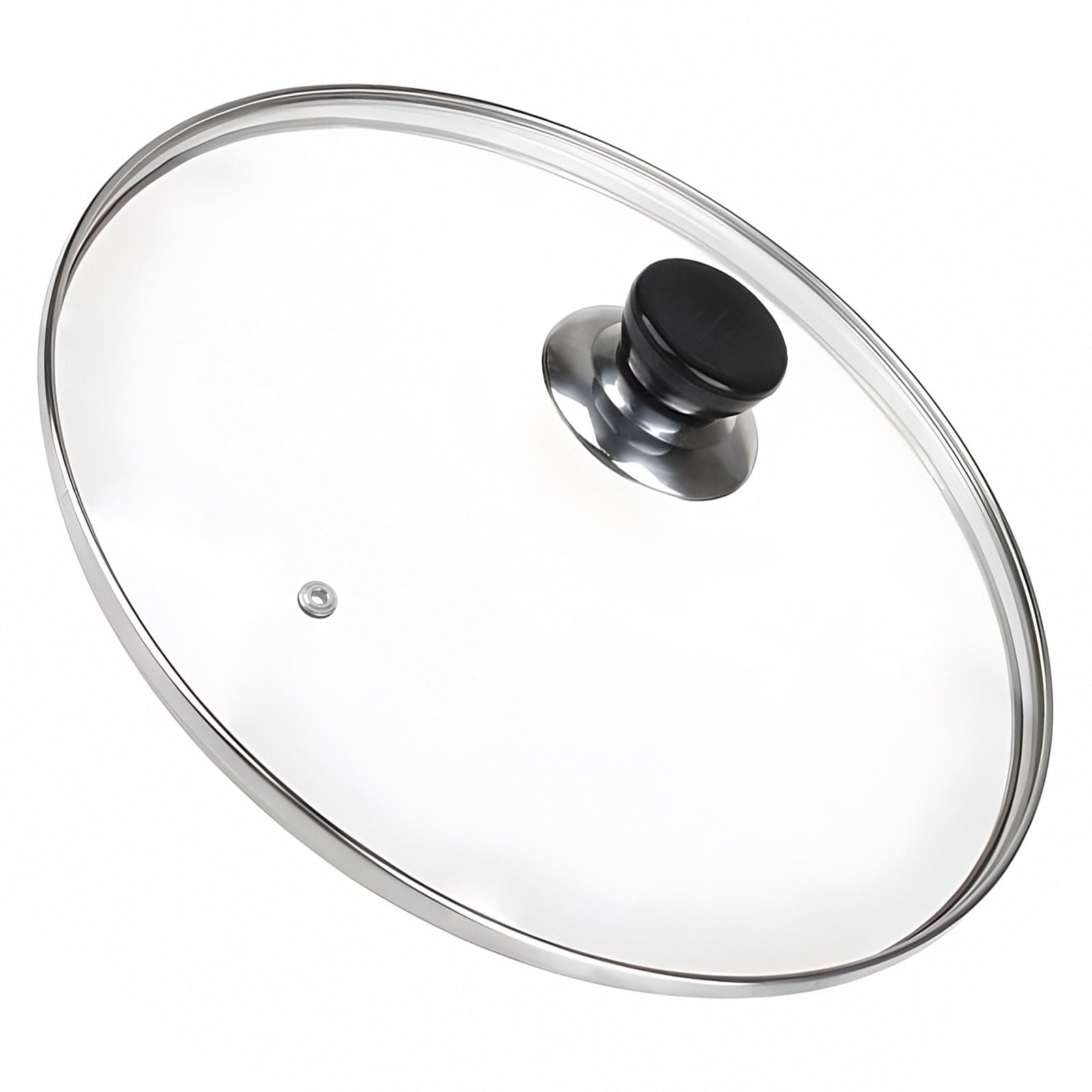 Photo 1 of 10 Inch Pan Lid, 10 Inch Frying Pan Lids, Tempered Glass Cast Iron Lid for Skillets, Fry Pan, Wok Pot (10 inch)