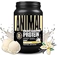 Animal Whey Isolate Protein Powder - Loaded for Pre & Post Workout Muscle Builder and Recovery with Digestive Enzymes for Men & Women - 25g Protein, Great Taste, Low Sugar - Vanilla 2 lbs