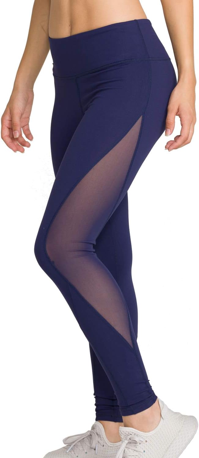 ONGASOFT Yoga Pants for Women Fitness Mesh Workout Legging