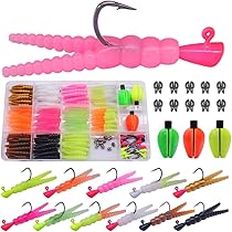 buck creek lures セット 3PCS Bucktail Jigs Saltwater Fluck Lures Assorted Jigs Head