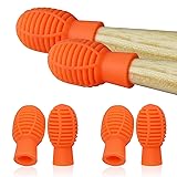 MySit 4Pcs Drum Mute Silicone Drumstick Silent
