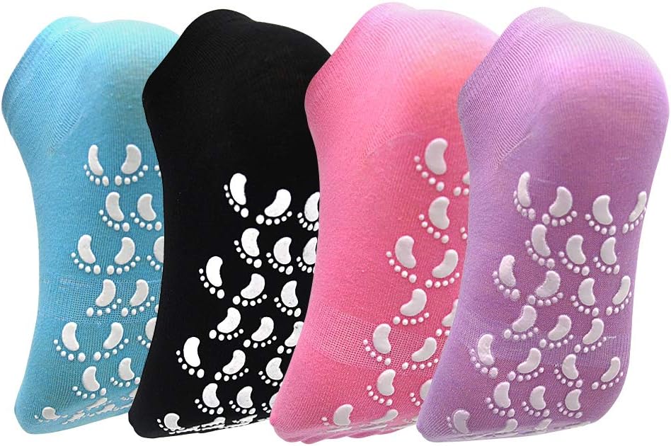 Grippers Pilates Non-Slip Socks Elutong Anti Skip Slipper Yoga Barre Ballet Grips Socks for Women