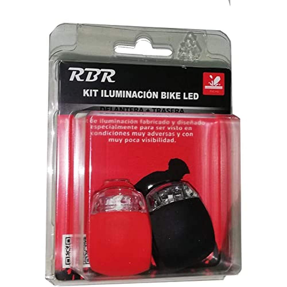 RBR RLT125 Front + Rear Kit, Adult Unisex, White/Red, One Size