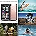 FITFORT  Waterproof Clear Protective Case for iphone 6/6s Plus (5.5-Inch) - Black&Crystal