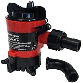 Johnson Pumps 32903 Cartridge Bilge Pump with Dura-Port - 1000 GPH, Black