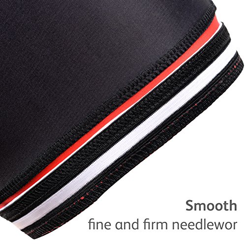 LYCAON Bike Bicycle Cycling Shorts (3D Antibacterial Gel-Pad, 7 Sizes), MTB BMX Shorts for Road Mountain Bikes Bicycle Ridding Men Women Kids Teens (Large, Red-Evolution) - Thumbnail 5
