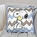Lambs & Ivy Peanuts My Little Snoopy Decorative Pillow, Blue