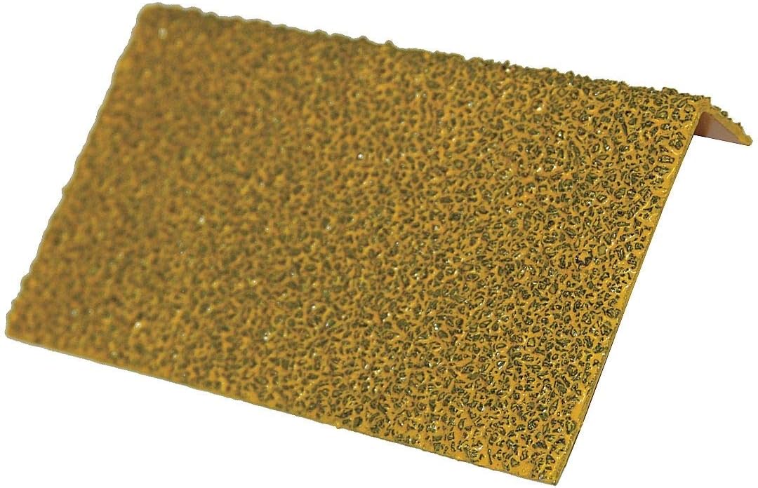 Vigil Antislip Safety Yellow, Steel Base with Silicon Carbide Anti-Slip Stair Nosing, Installation Method: Saddle A - 02-660