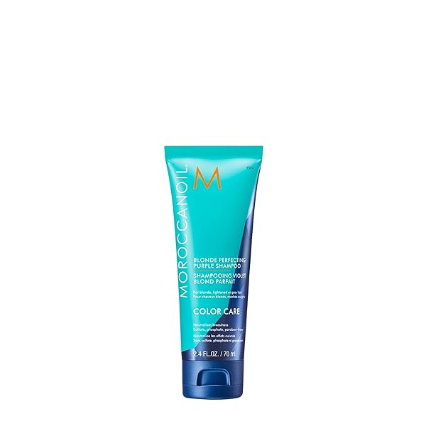 MOROCCANOIL BLONDE PERFECTING PURPLE SHAMPOO, 2.4 OZ