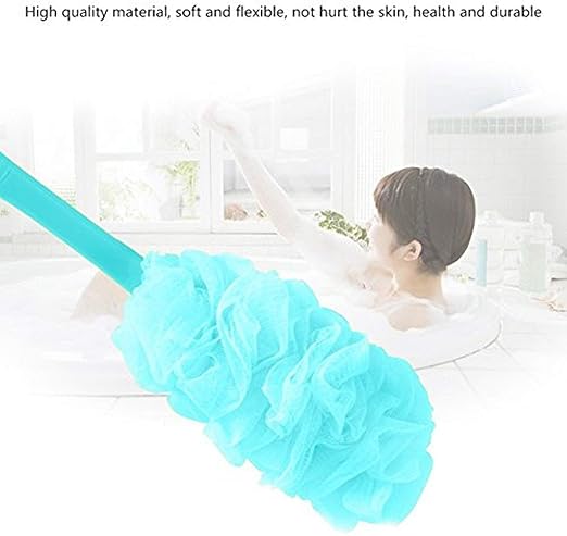 Ivaan Bath Loofah Back Scrubber with Handle for Men & Women, 35 Grams, Pack of 1