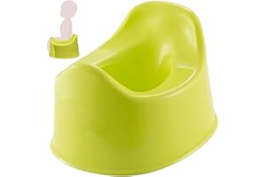 Baby Potty, Portable Baby Potty Training Toilet with Backrest, Handle & Stable Bottom, Spill Proof Toilet Seat for Todder Tra