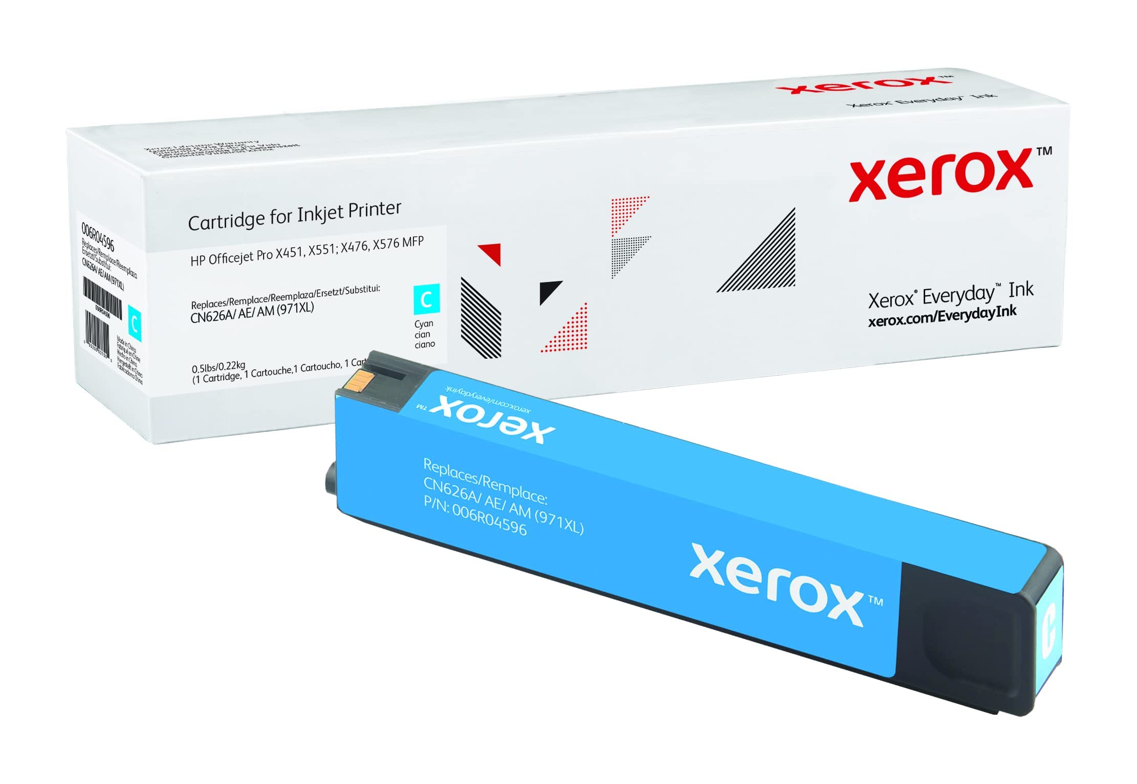 Everyday by Xerox Compatible HP 971XL CN626AE, CN626A, CN626AM Cyan Toner, High Capacity, Remanufactured