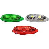 Upgrade V3 Crazy Light Waterproof LED Light Kit for RC Plane Seaplane Jet Airplane Fix Wing Quadcopter, Rechargeable Drone Lights with 3 Mode, Super mini Strobe Lights for Night Flight