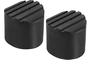 PATIKIL Ladder Non Slip Feet 2.8"/72mm, 2Pcs Rubber Round Foot Protective Mat Cushion Replacement for Telescopic Folding Exte