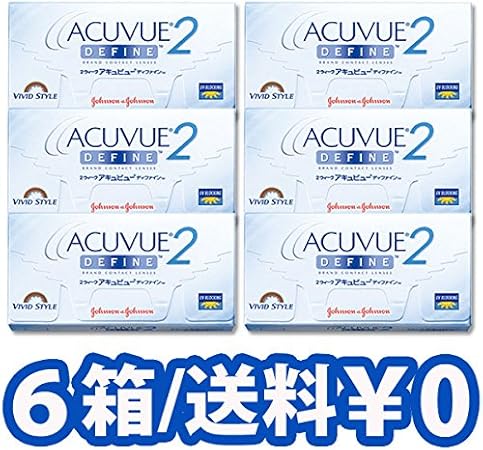 Amazon 2ウィーク アキュビュー ディファイン 8 3 Pwr 1 75 6枚入 6箱 2ウィーク アキュビュー ディファイン ソフトコンタクトレンズ