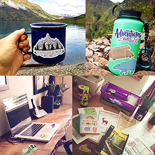 Camping Stickers For Water Bottles Camper Stickers Decal Outdoor