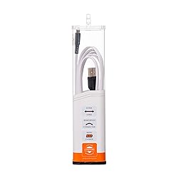 Ventev FC6-WHT256527 6 ft. Chargesync Flat USB A to