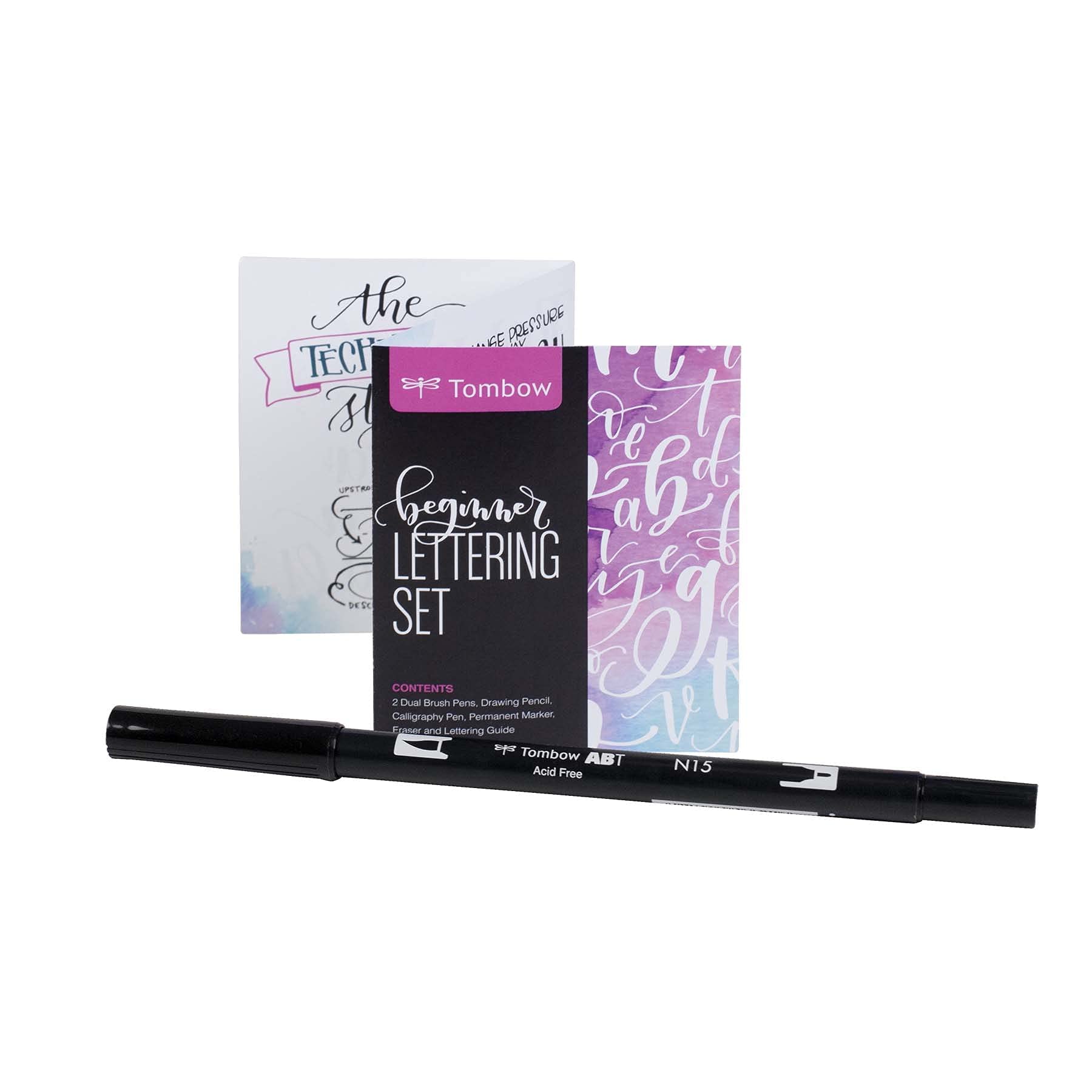 Tombow 56190 Beginner Lettering Set. Includes Essential Tools to Start Hand Lettering