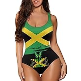 Jekioweii Women's One Piece Swimsuit Tummy Control Push Up Bathing Suit Scoop Neck Slimming Swimwear Ballet Dance Leotard