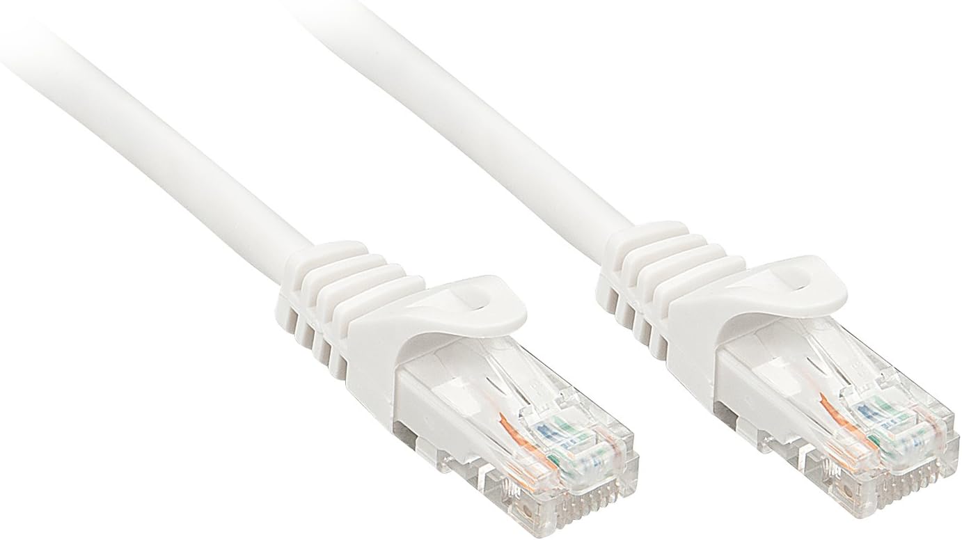 Lindy Basic Network Cable Cat. 6 U/UTP 1 M white, 1 meter